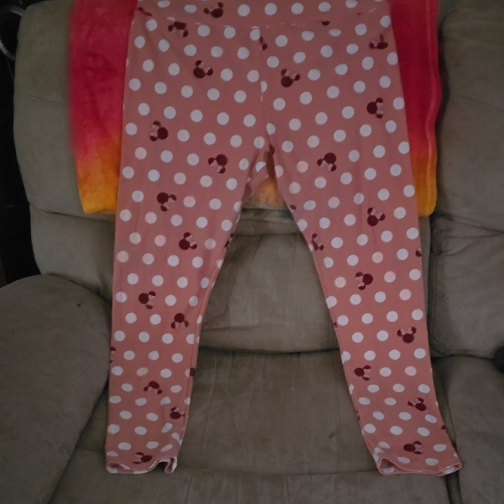Disney Pink Polka Dot Leggings